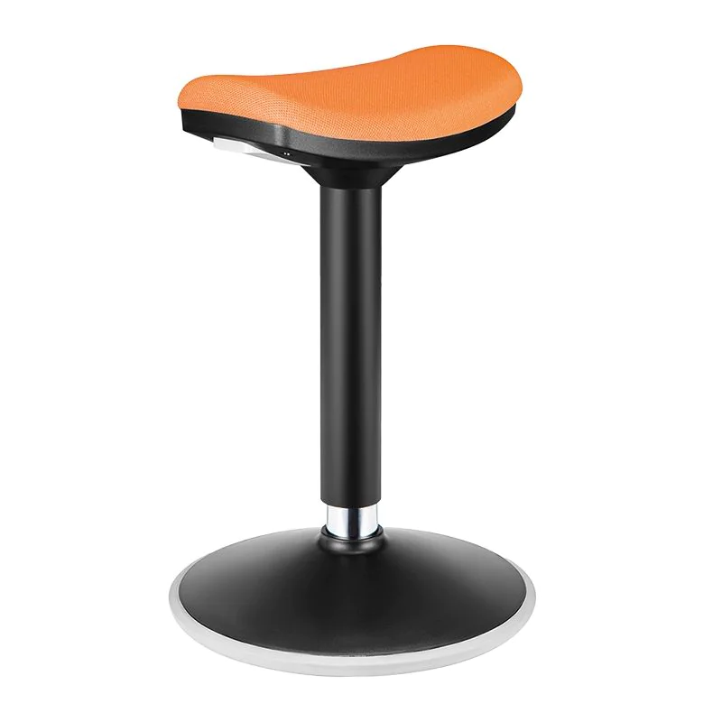 Sitz-/Steh-/Drehhocker höhenverstellbar 56–82 cm max. 136 kg schwarz/orange von LogiLink - Produktbild 2 von 9