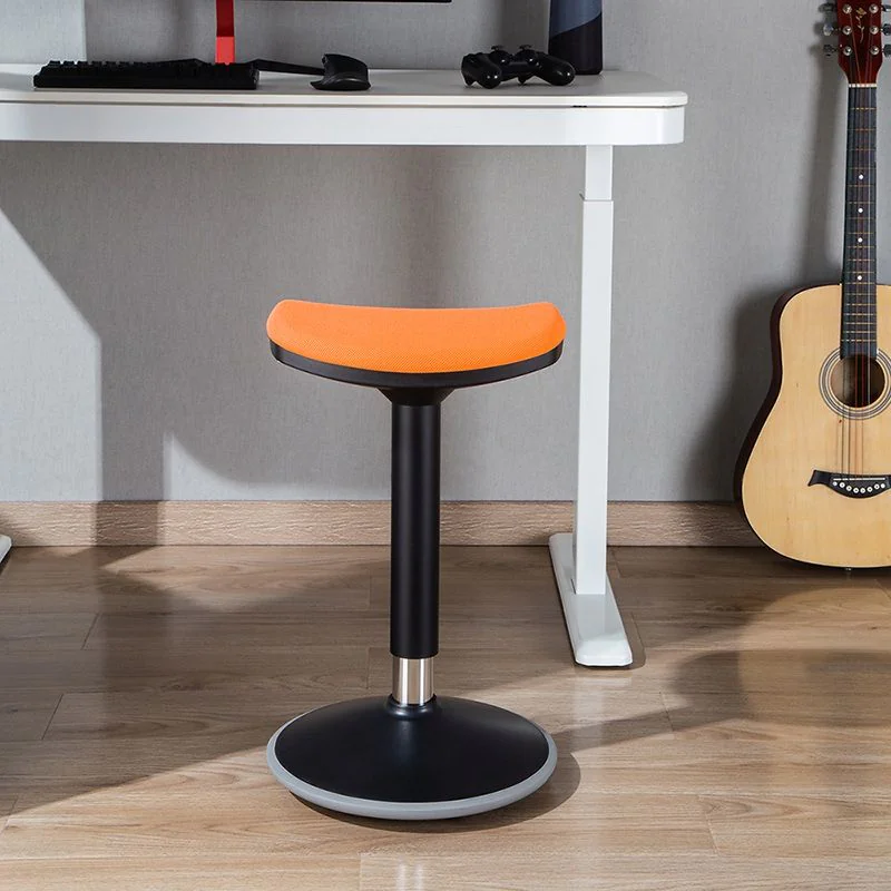 Sitz-/Steh-/Drehhocker höhenverstellbar 56–82 cm max. 136 kg schwarz/orange - TDI-EO0071