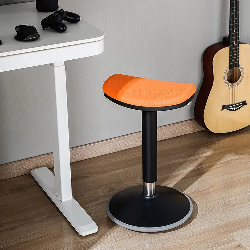 Sitz-/Steh-/Drehhocker höhenverstellbar 56–82 cm max. 136 kg schwarz/orange von LogiLink - Produktbild 7 von 9