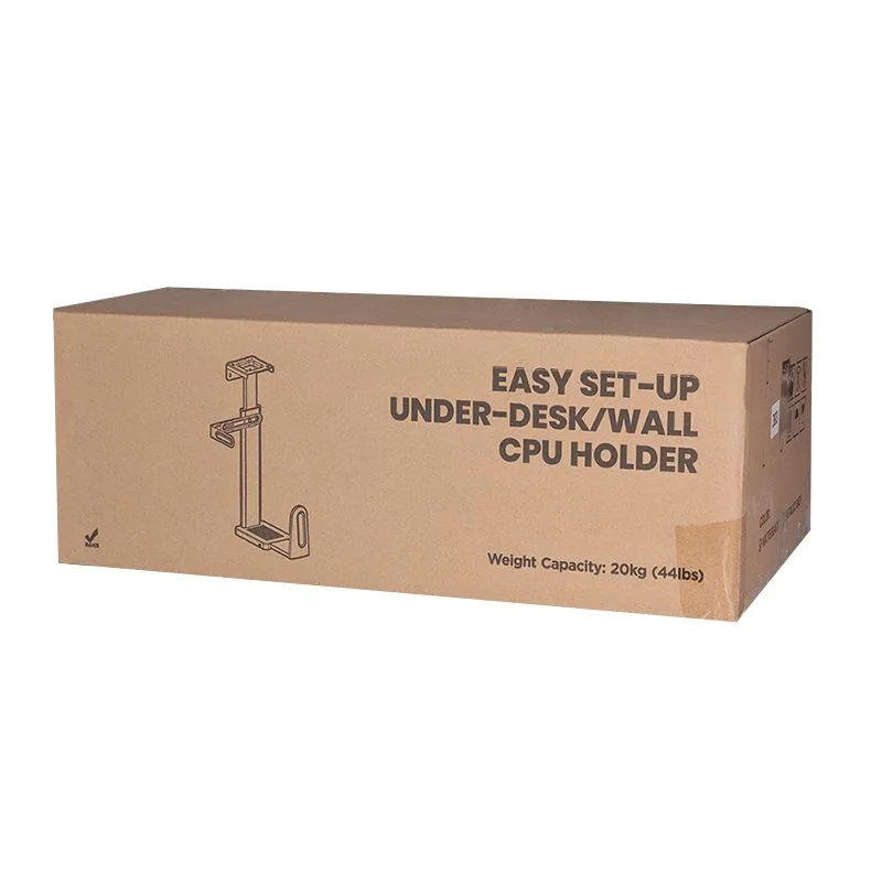 PC-Tower-Halterung bis 20 kg H/B/T einstellbar Untertisch-/Wandmontage Schwarz von LogiLink - Produktbild 9 von 10