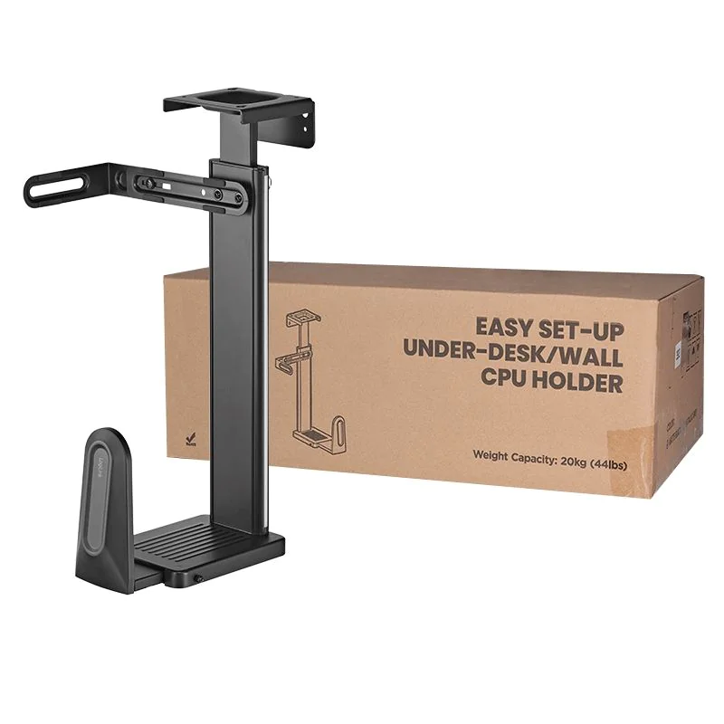 PC-Tower-Halterung bis 20 kg H/B/T einstellbar Untertisch-/Wandmontage Schwarz von LogiLink - Produktbild 10 von 10