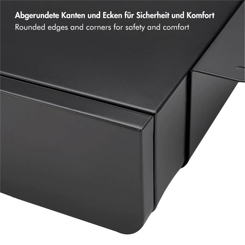 Unterbau-Schreibtischschublade bis 5 kg Untertischmontage Schwarz von LogiLink - Produktbild 6 von 10