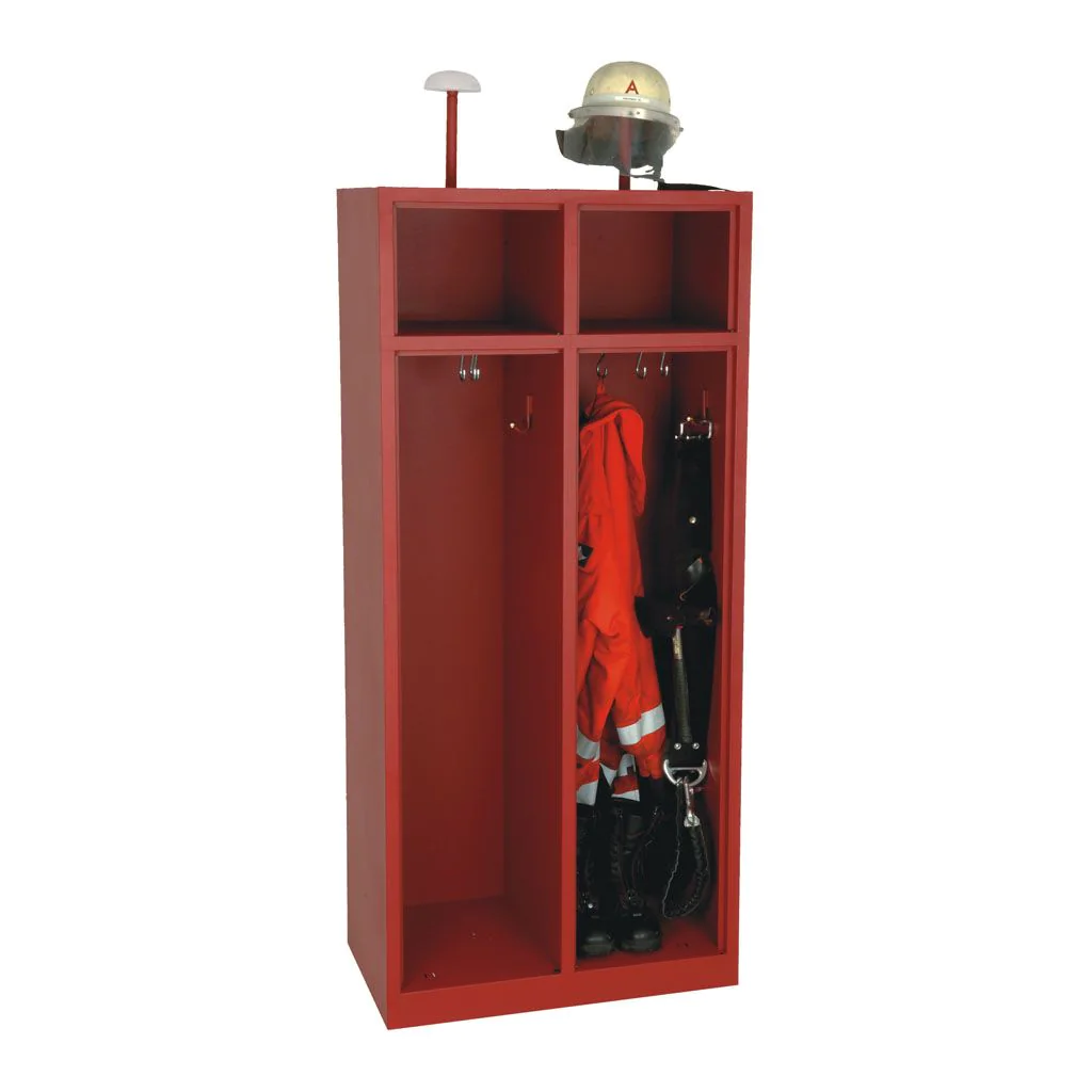 Feuerwehrschrank ST 80 cm 2 Abteile Sockel K:3000 von Ceha - Produktbild 2 von 2