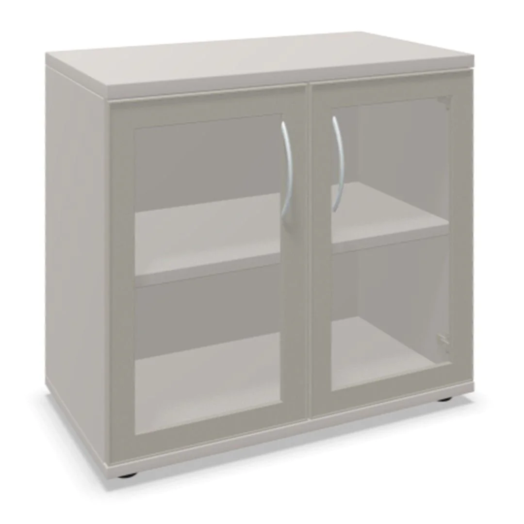 Aktenschrank endless 2 OH Alurahmenglastür - FMB-1023207284