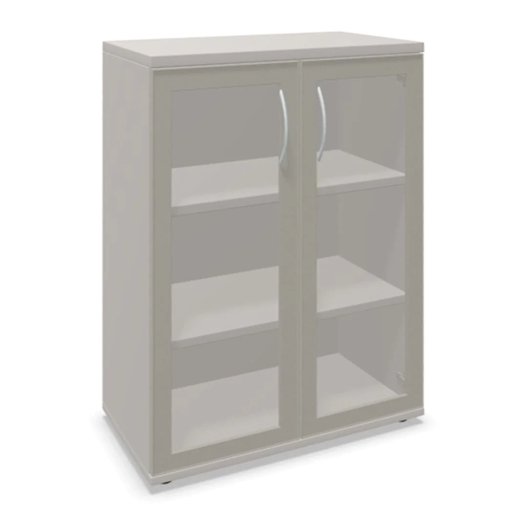 Aktenschrank endless 3 OH Alurahmenglastür - FMB-1023307284