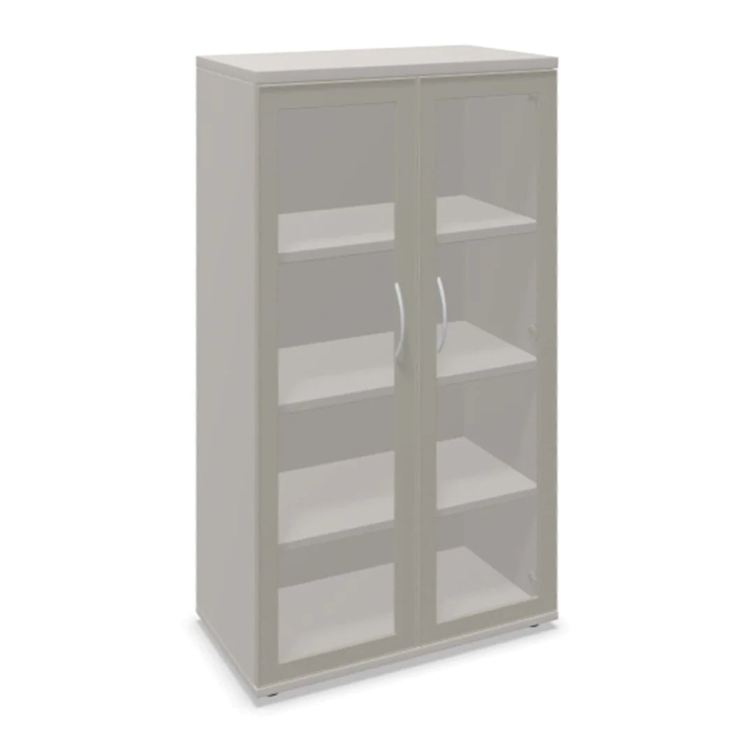 Aktenschrank endless 4 OH Alurahmenglastür - FMB-1023407284