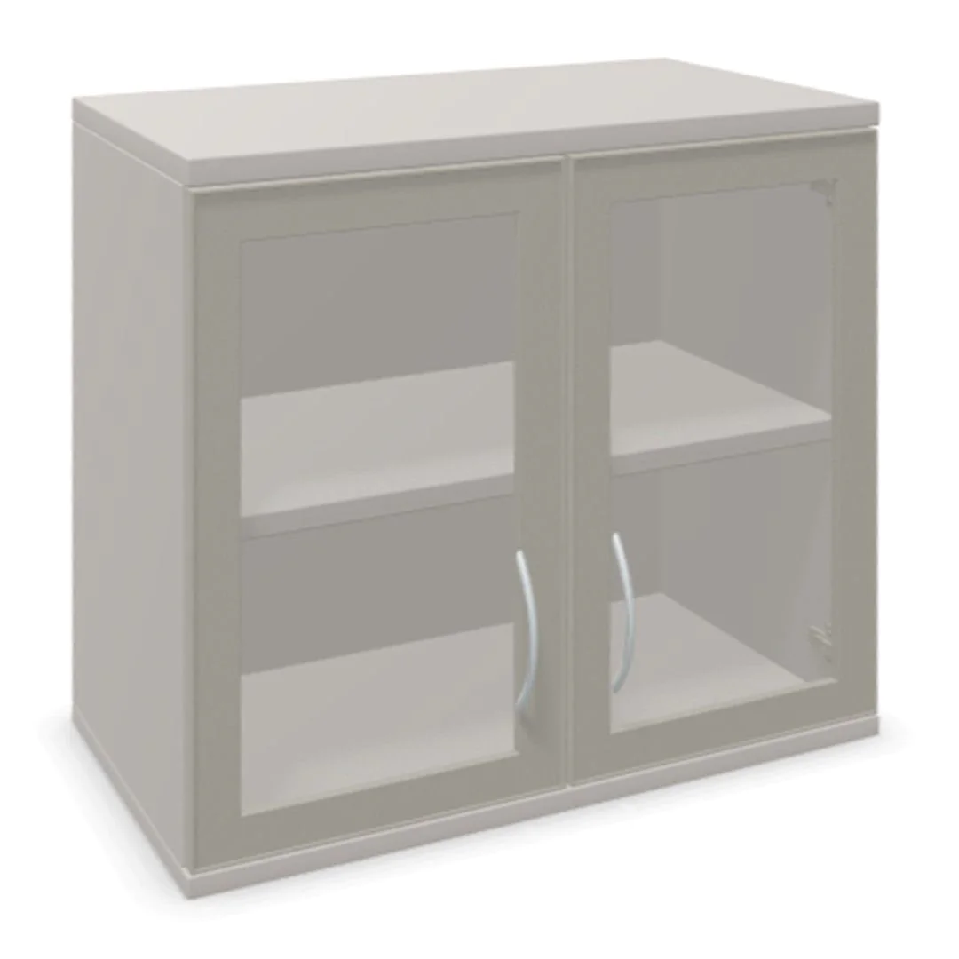 Aktenschrank Aufsatz endless 2 OH Alurahmenglastür - FMB-1023207384