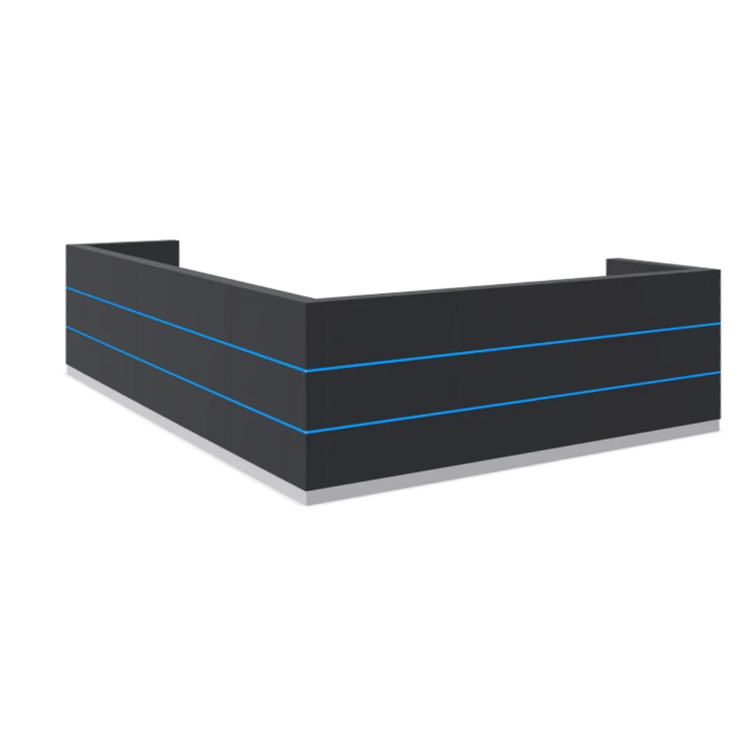 Empfangstresen Welcome Hamburg – Stellbeispiel 02, Variante 2/2 - FMB-WH-02-2