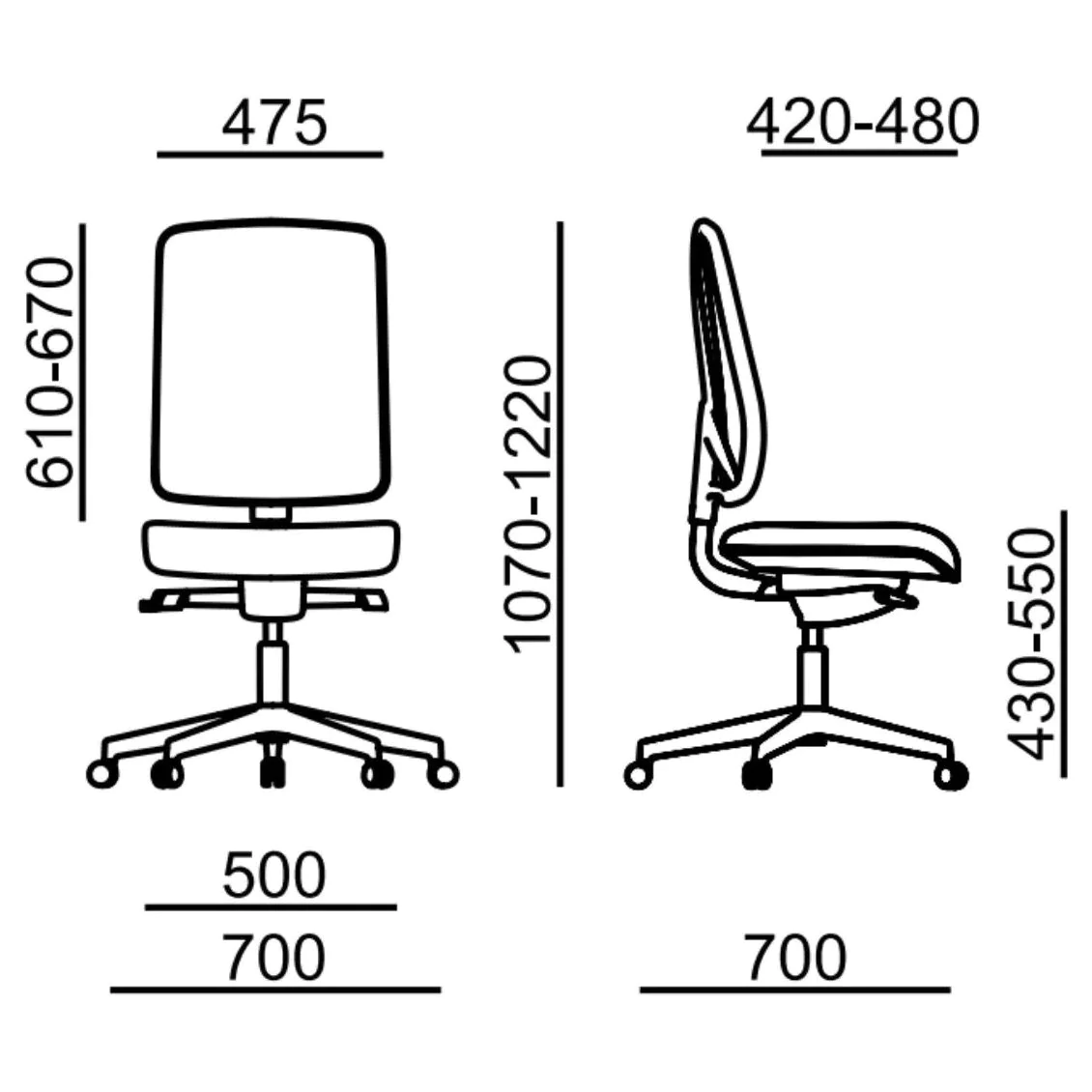 Bürostuhl FLEXi 1124 von RIM - Produktbild 4 von 5