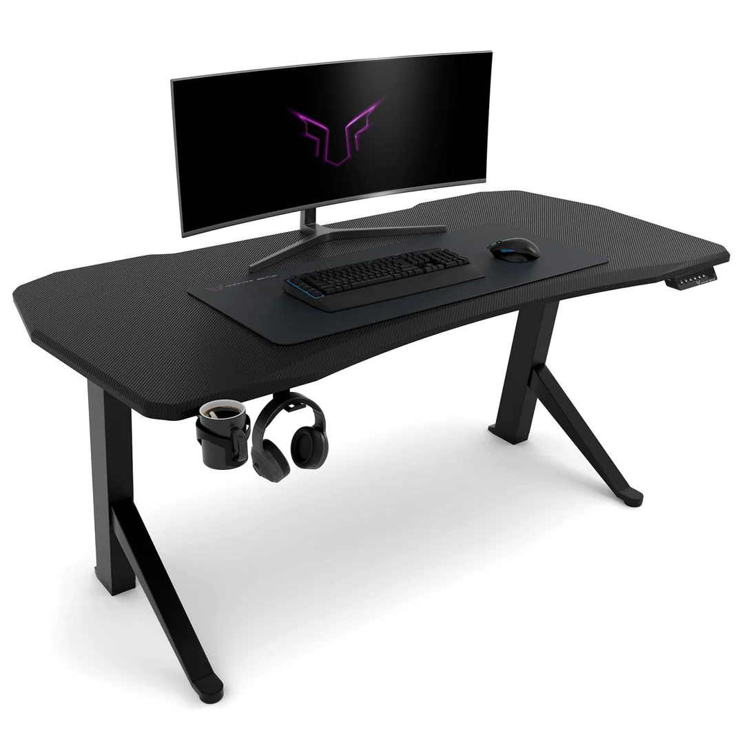 Höhenverstellbarer Gaming Schreibtisch von Ultimate Setup - Produktbild 2 von 16