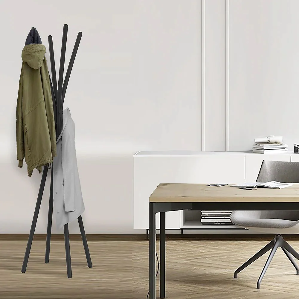 Garderobe Totem - Schwarz von Unilux - Produktbild 4 von 8