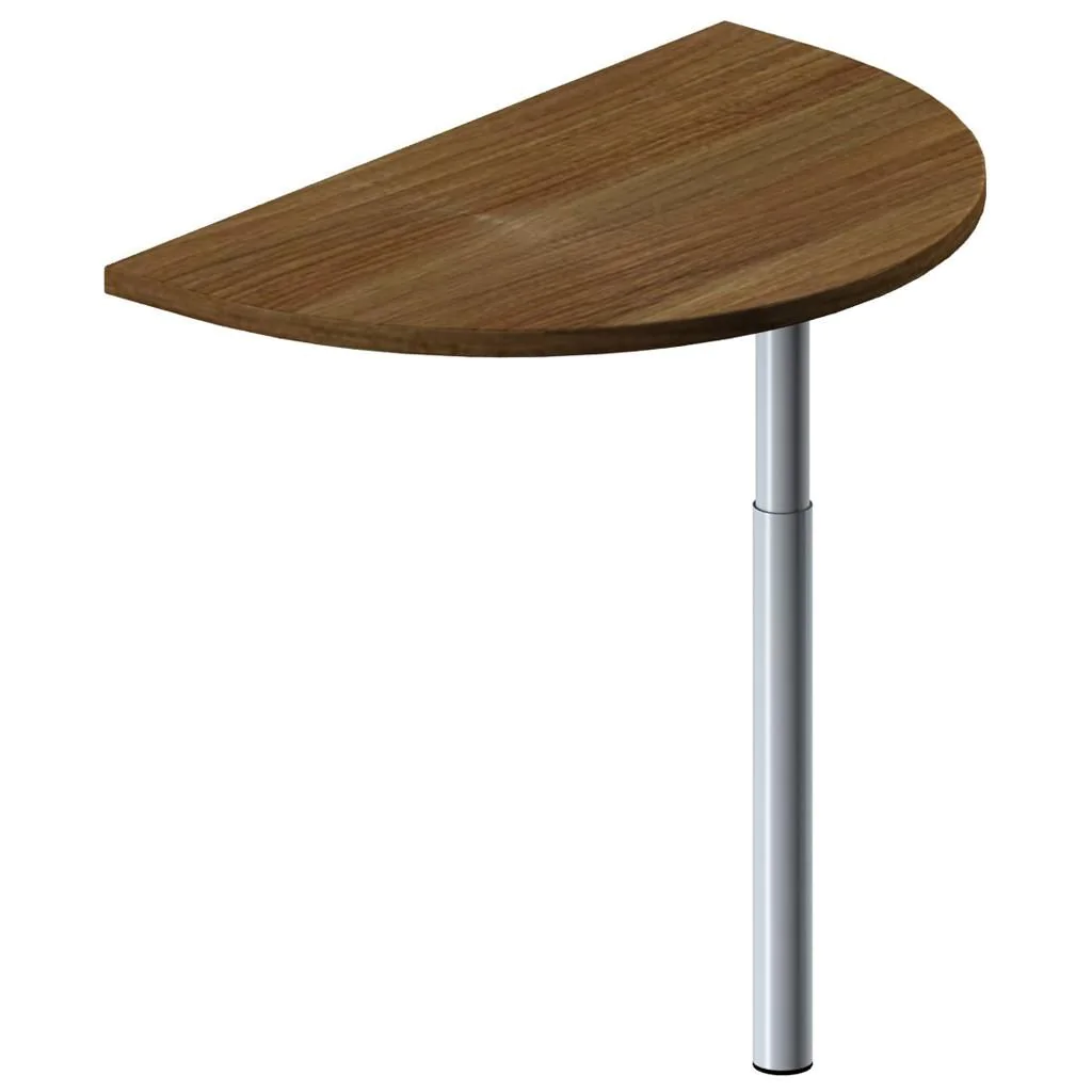 Anbautisch halbrund C-Flex 50 x 68 - 82 x 80 von Geramöbel - Produktbild 4 von 10