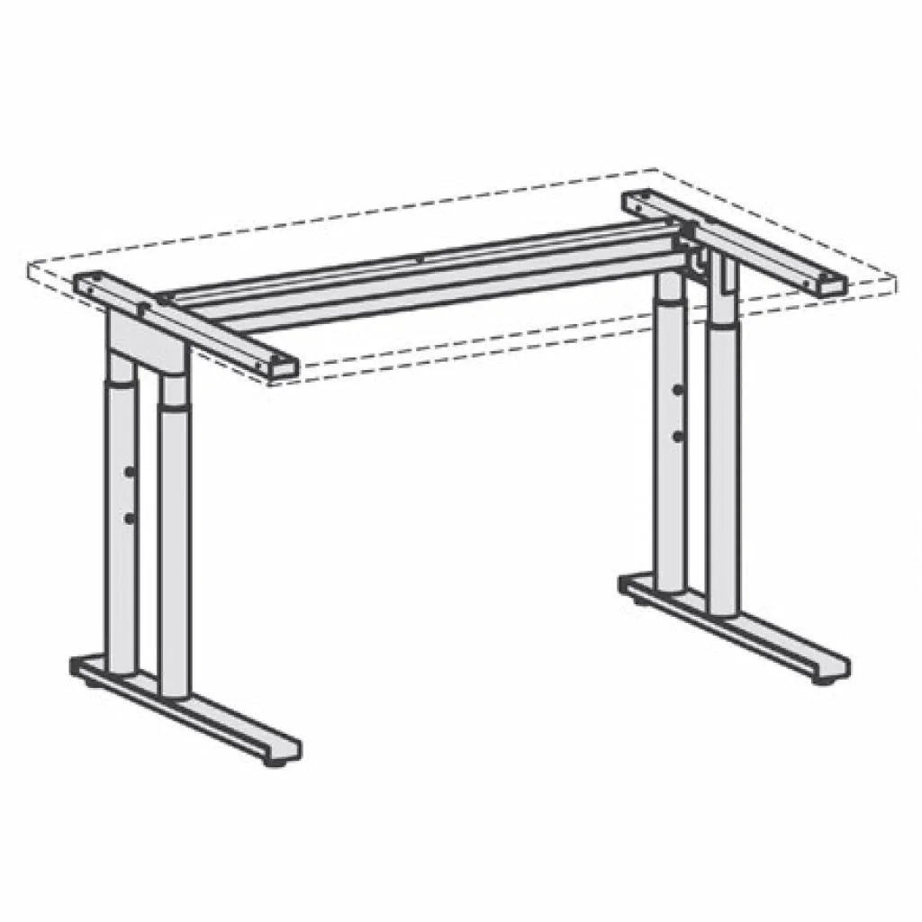 Ansatztisch C-Pro 160 x 50 von Geramöbel - Produktbild 8 von 9