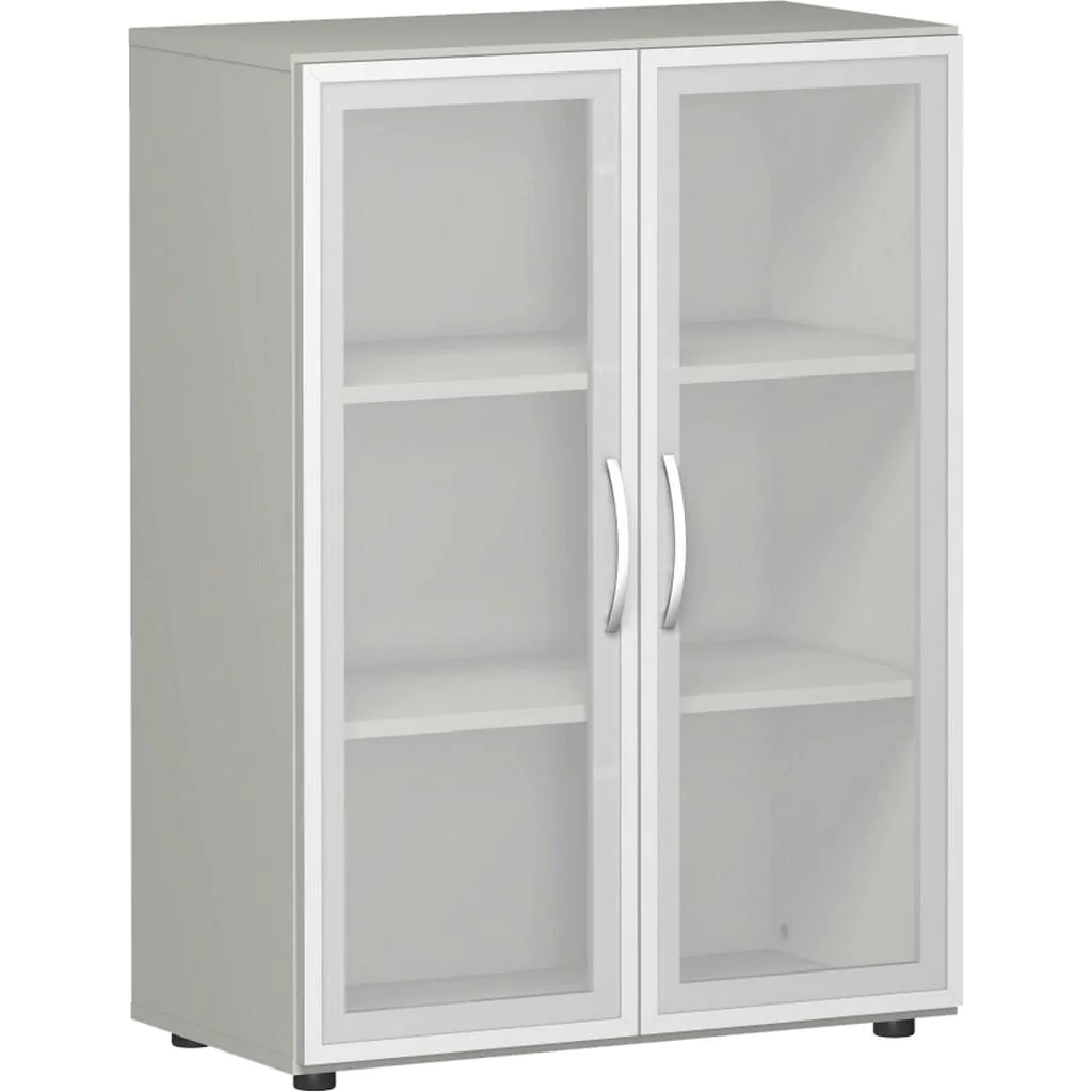 Aktenschrank Flex 3 OH - Glas - zweitürig von Geramöbel - Produktbild 7 von 12