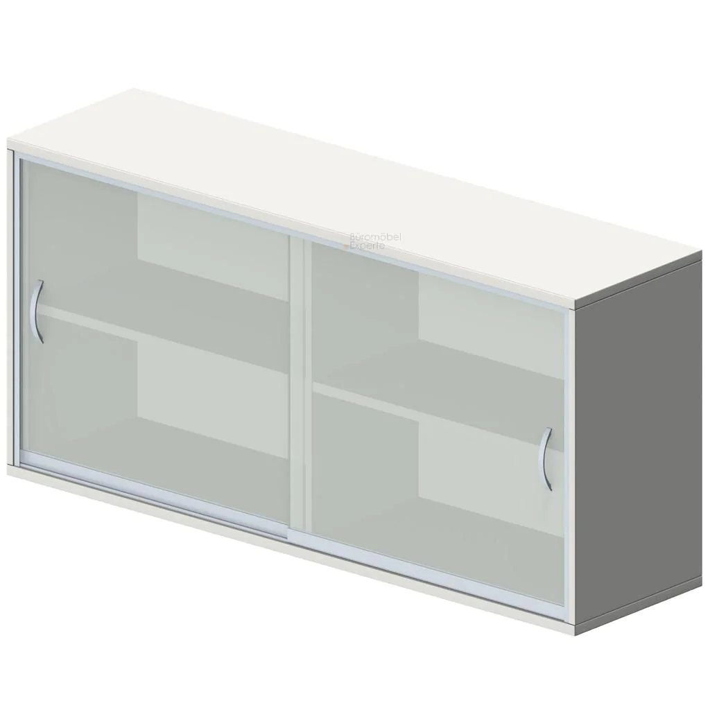 Schiebetürenschrank Pro 2 OH mit Mittelwand - Glas von Geramöbel - Produktbild 9 von 12