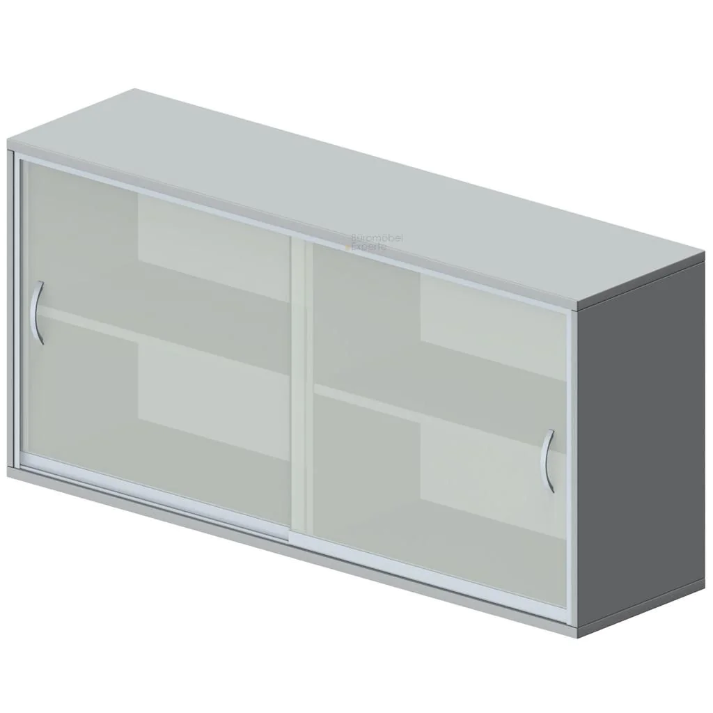 Schiebetürenschrank Pro 2 OH mit Mittelwand - Glas von Geramöbel - Produktbild 10 von 12