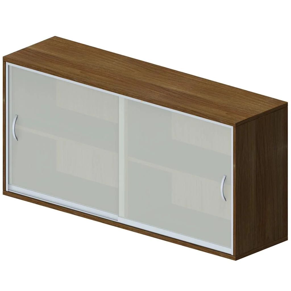 Schiebetürenschrank Pro 2 OH mit Mittelwand - Glas - GEM-X-10SG21X