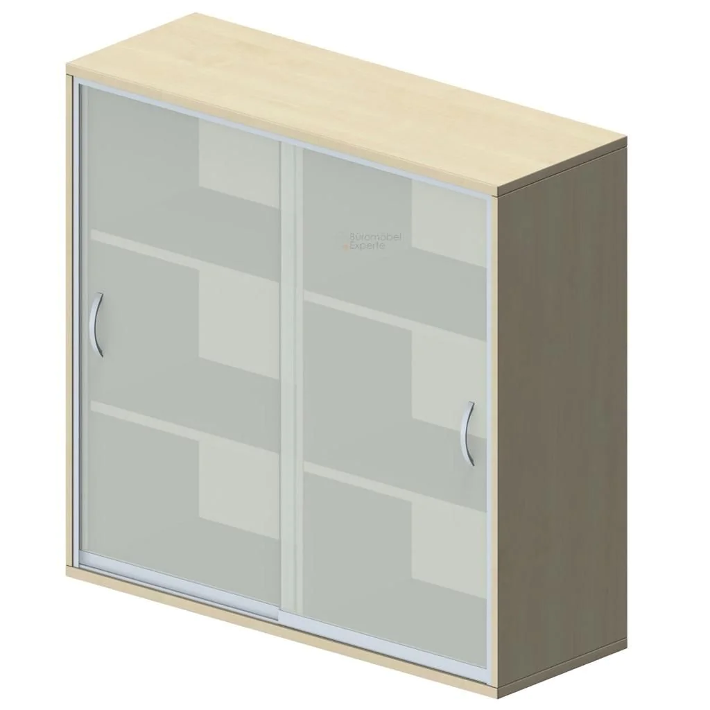 Schiebetürenschrank Pro 3 OH mit Mittelwand - Glas von Geramöbel - Produktbild 7 von 14