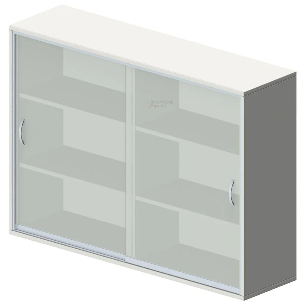 Schiebetürenschrank Pro 3 OH mit Mittelwand - Glas von Geramöbel - Produktbild 10 von 14