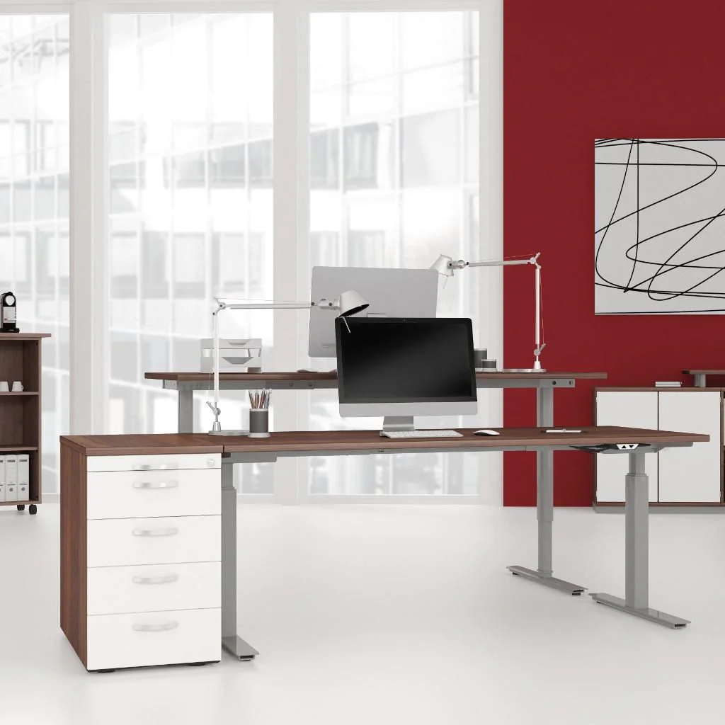 Kabelkanal abklappbar Elektro Pro - Silber von Geramöbel - Produktbild 7 von 7