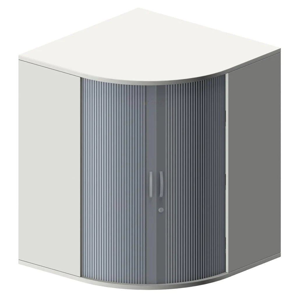 Rollladenschrank Pro 3 OH mit Ordnerrondell von Geramöbel - Produktbild 9 von 10
