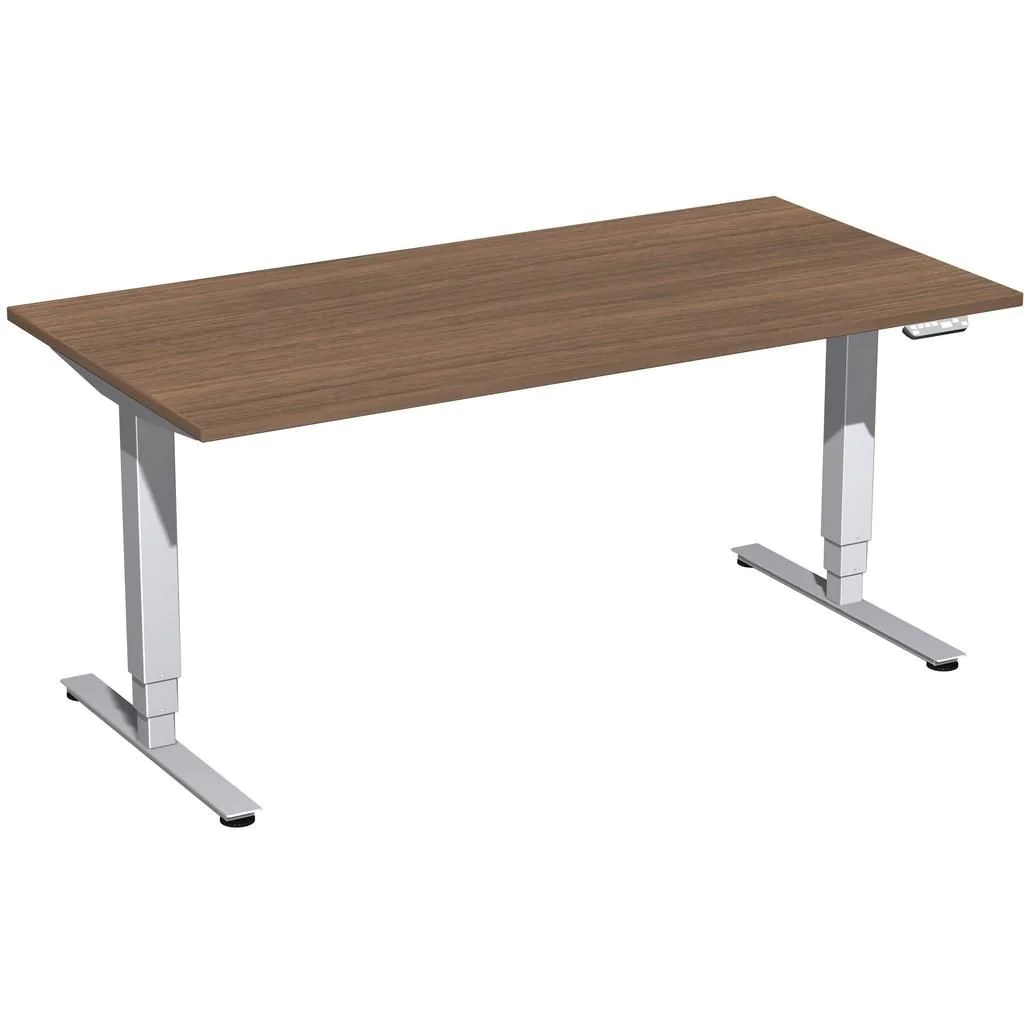 Höhenverstellbarer Schreibtisch Elektro Pro+ Rechteckform von Geramöbel - Produktbild 7 von 12