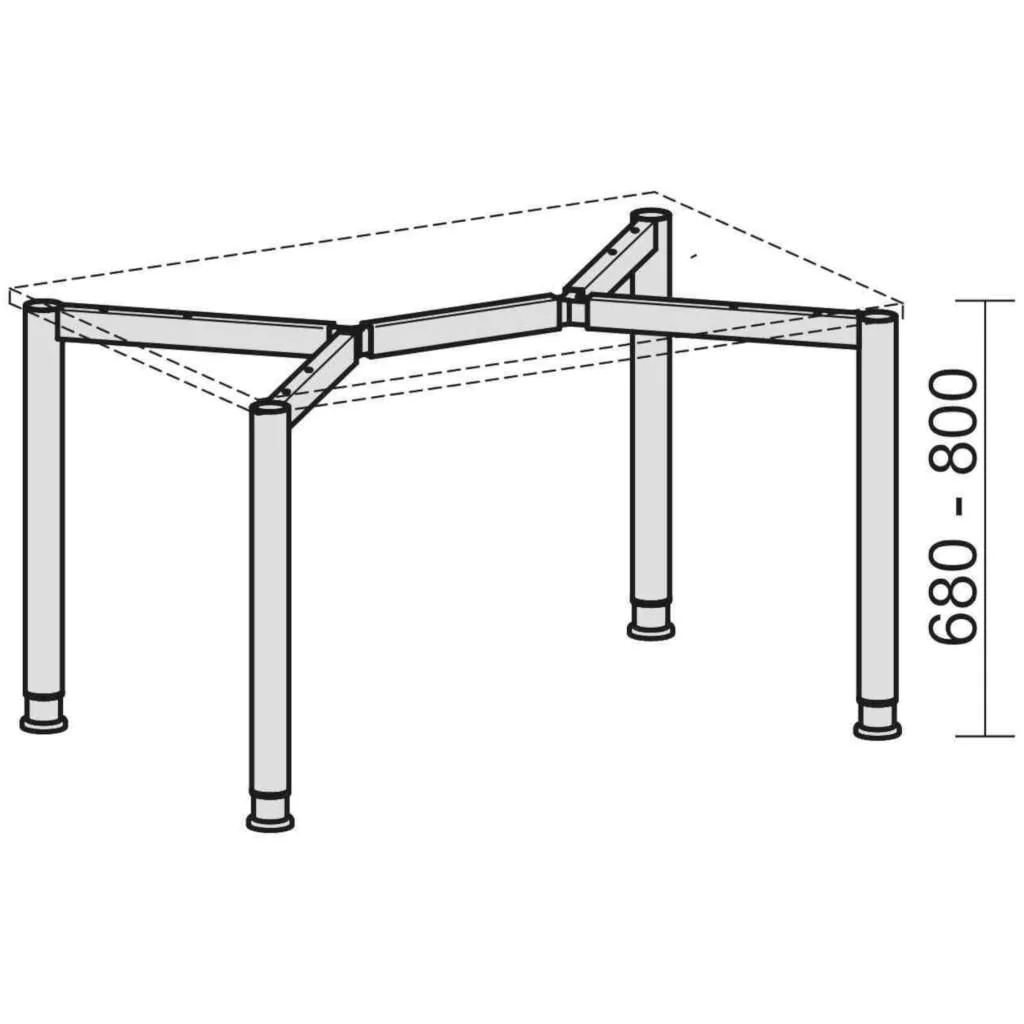 Schreibtisch 4-Flex Ergoform von Geramöbel - Produktbild 8 von 18
