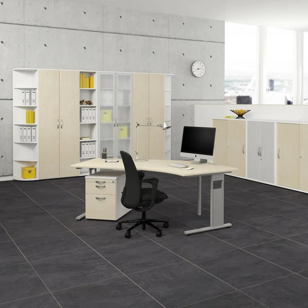Schreibtisch C-Flex 135° - GEM-X-61X31X