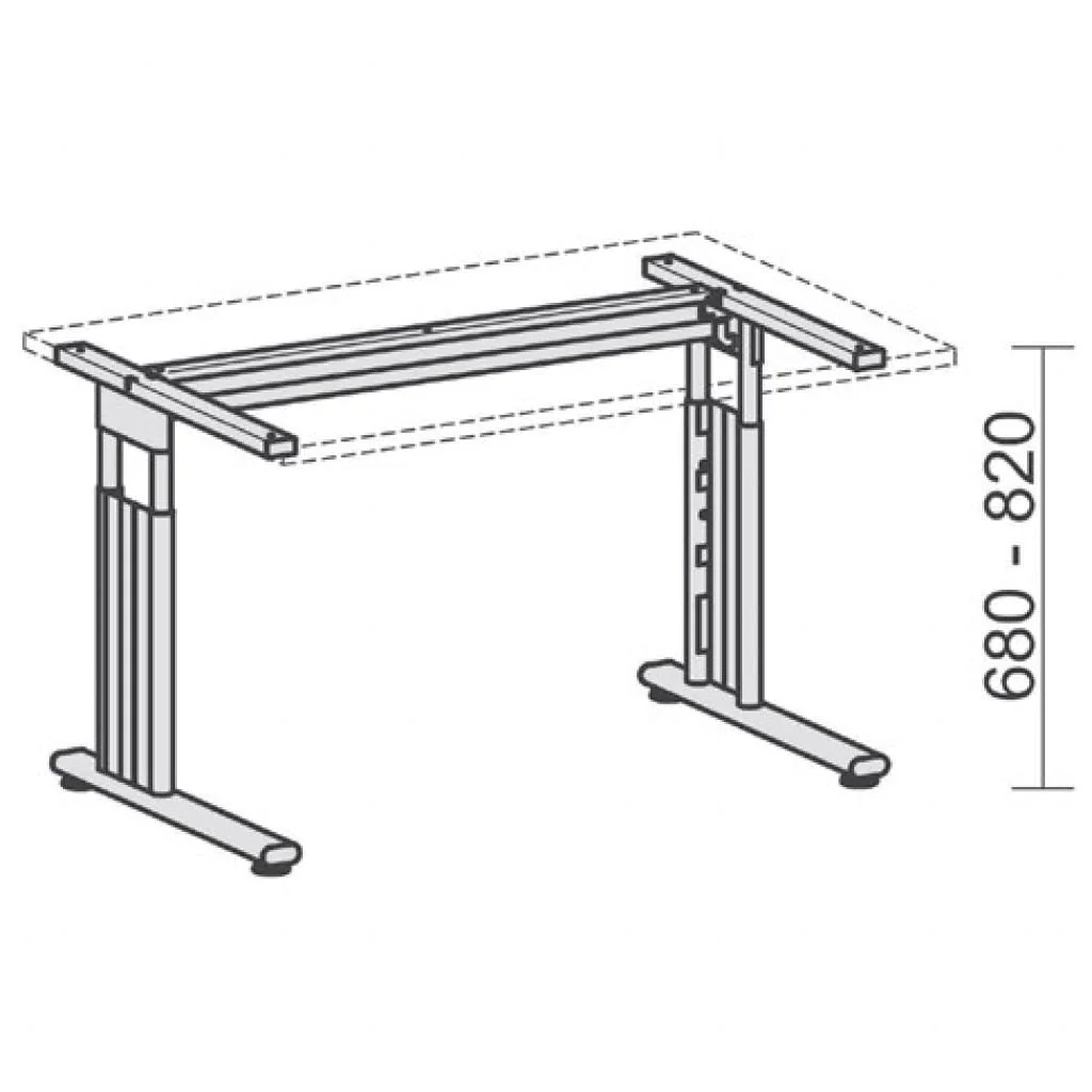 Schreibtisch C-Flex Freiform von Geramöbel - Produktbild 7 von 14