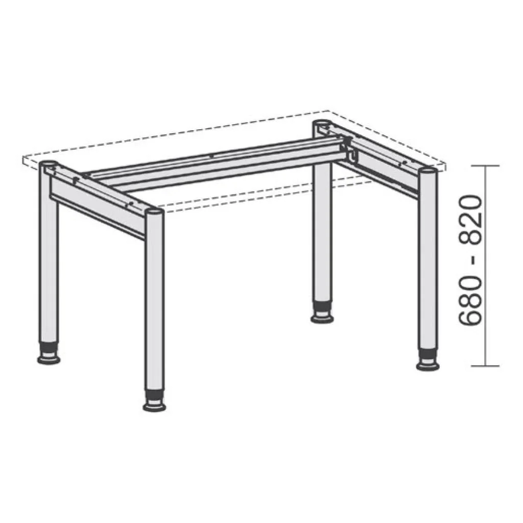 Schreibtisch 4-Pro 800 von Geramöbel - Produktbild 4 von 9
