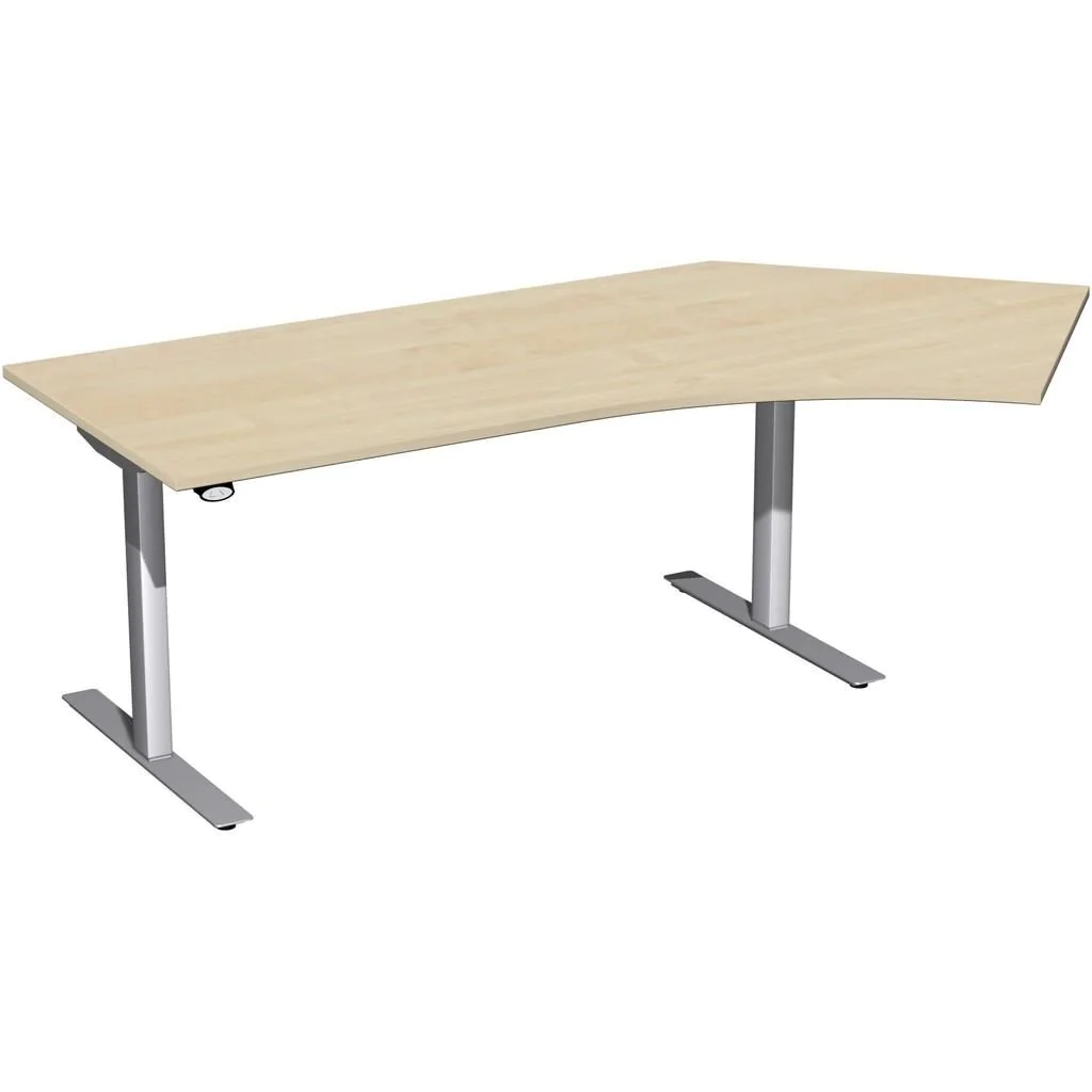 Höhenverstellbarer Schreibtisch Elektro Flex Winkelform - GEM-X-08F161X