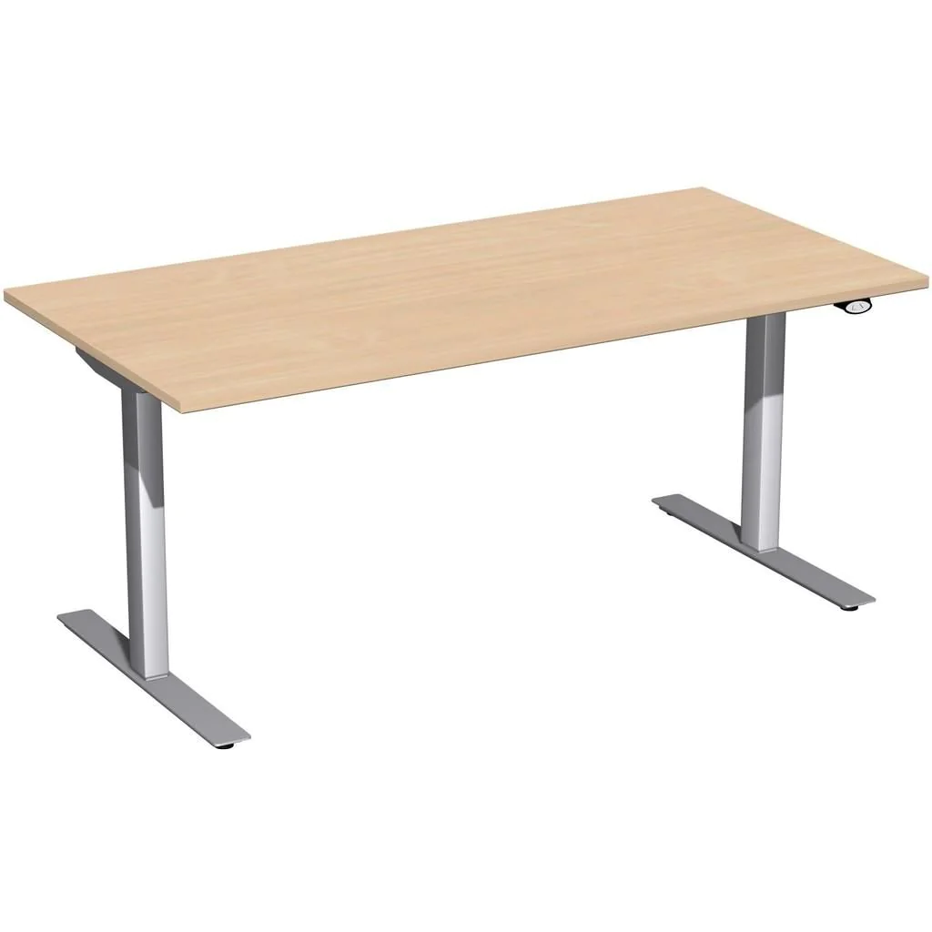 Höhenverstellbarer Schreibtisch Elektro Flex Rechteckform von Geramöbel - Produktbild 8 von 15