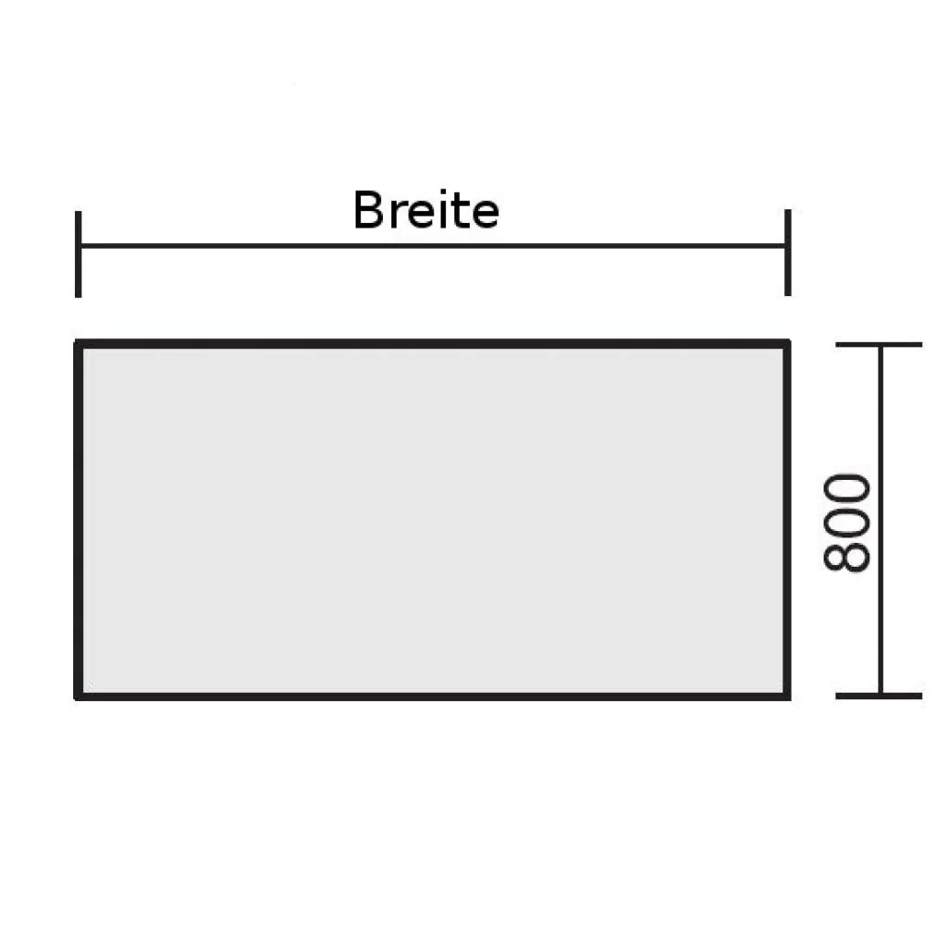 Höhenverstellbarer Schreibtisch Elevate Basic Rechteckform von Geramöbel - Produktbild 5 von 5