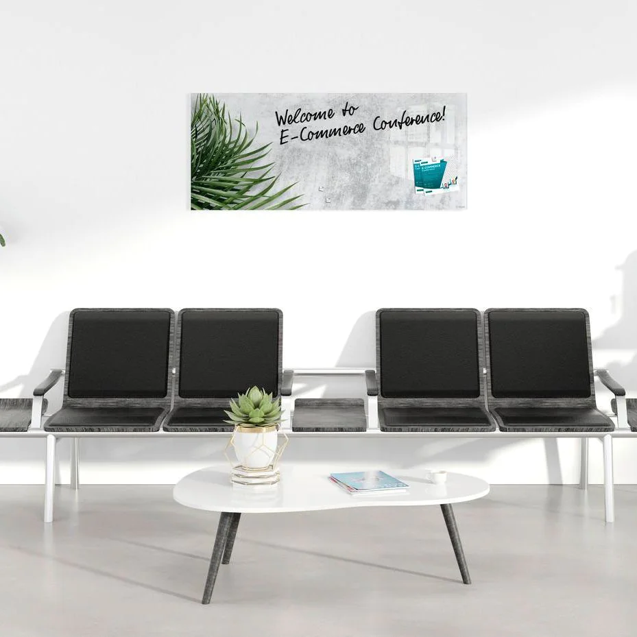 Glas-Magnettafel Artverum 130 x 55 x 1,8 cm - Botanic von Sigel - Produktbild 2 von 6
