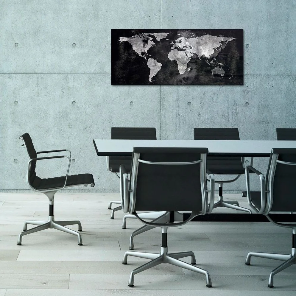 Glas-Magnettafel Artverum 130 x 55 x 1,8 cm - World-Map von Sigel - Produktbild 4 von 6