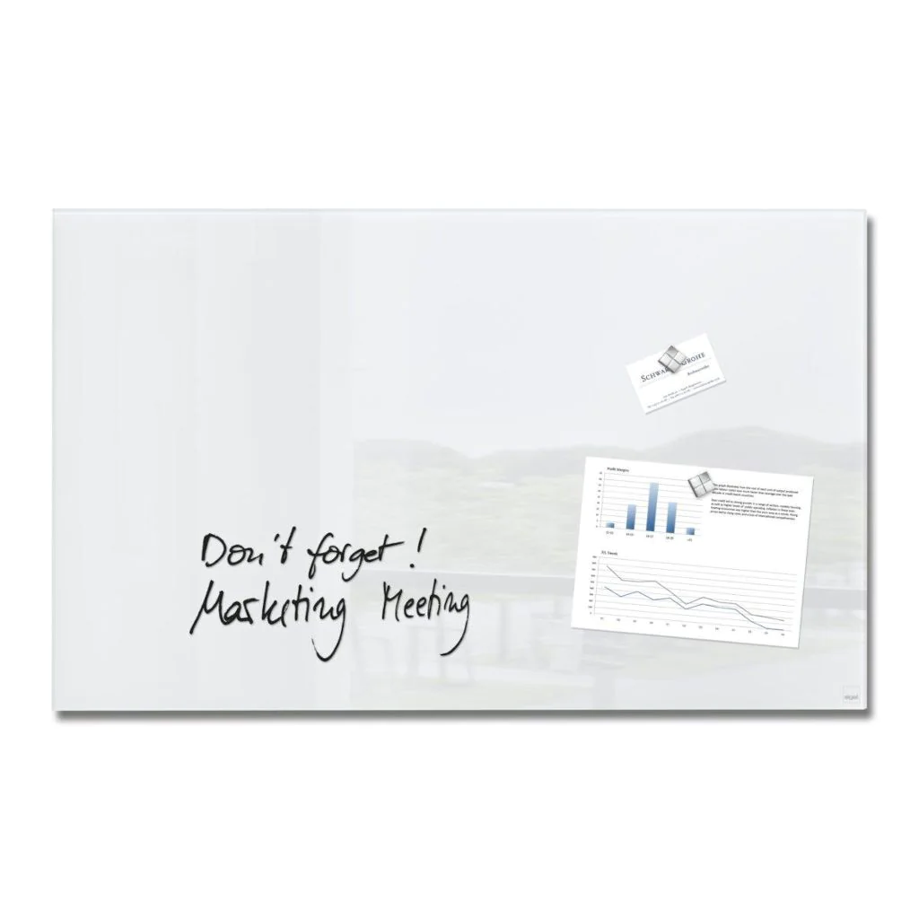 Glas-Magnettafel Artverum 78 x 48 x 1,5 cm - Super-Weiß von Sigel - Produktbild 7 von 7