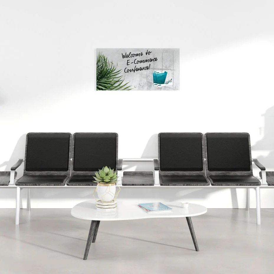 Glas-Magnettafel Artverum 91 x 46 x 1,5 cm - Botanic von Sigel - Produktbild 3 von 6