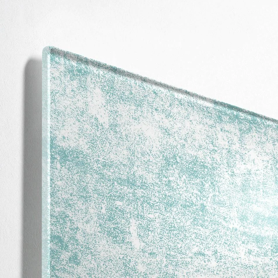 Glas-Magnettafel Artverum 91 x 46 x 1,5 cm - Turquoise Wall matt von Sigel - Produktbild 4 von 6