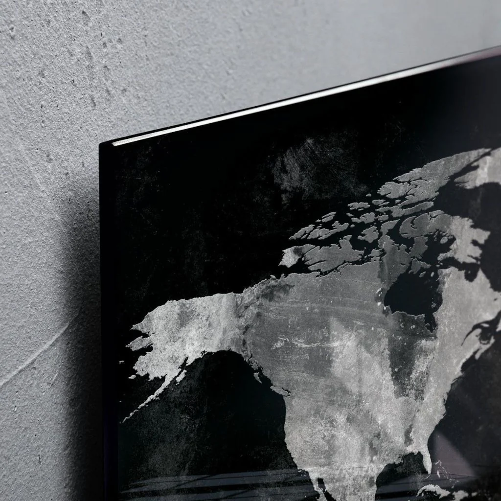 Glas-Magnettafel Artverum 91 x 46 x 1,5 cm - World-Map von Sigel - Produktbild 6 von 6