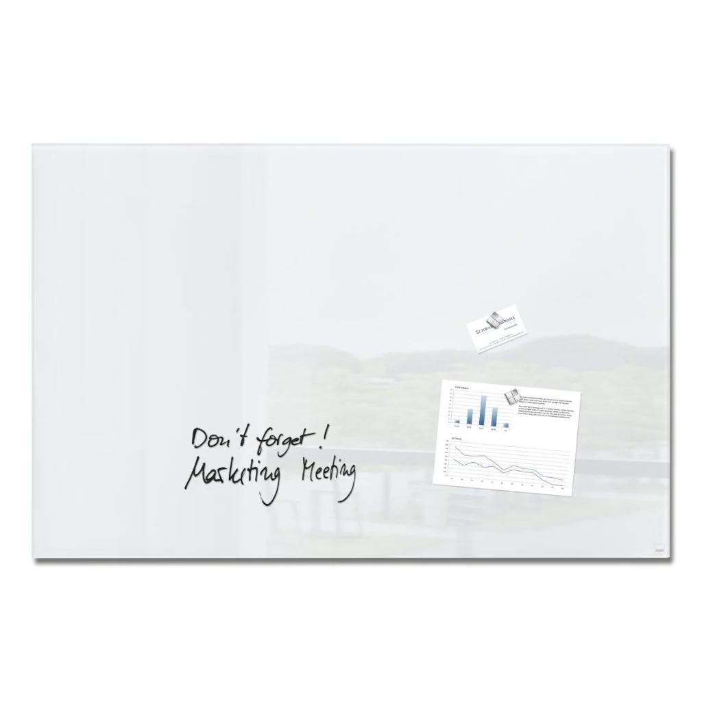 Glas-Whiteboard Artverum 100 x 65 x 1,5 cm - Super-Weiß von Sigel - Produktbild 1 von 5
