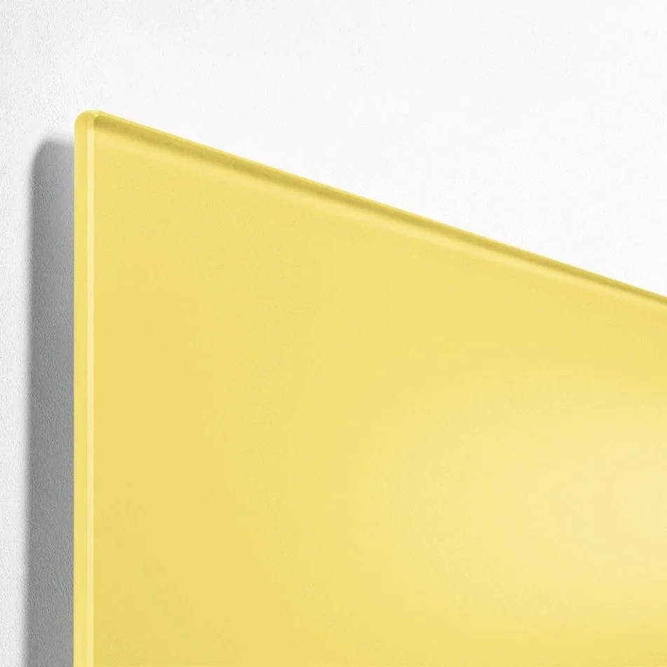 Glas-Magnettafel Artverum - Pastellgelb matt von Sigel - Produktbild 6 von 7