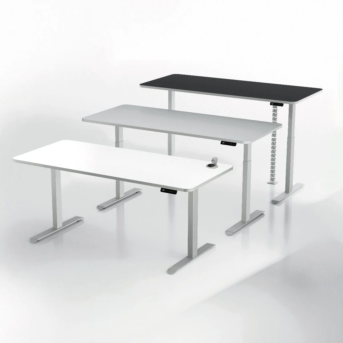 Höhenverstellbarer Schreibtisch Move 3 Premium von Kerkmann - Produktbild 2 von 6