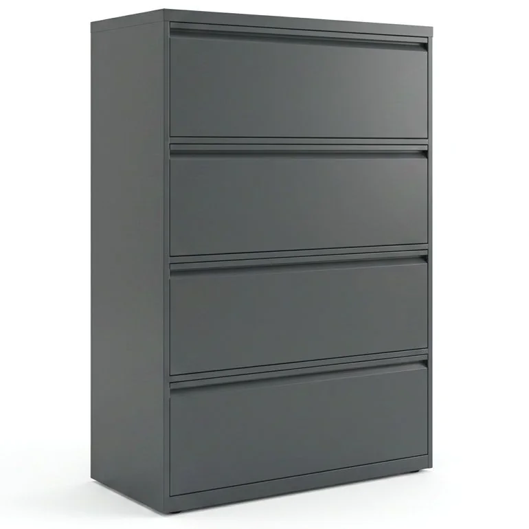 Hängeregistraturschrank Essentials 4 Schubladen je 30 cm, 100 cm breit von Bisley - Produktbild 3 von 3