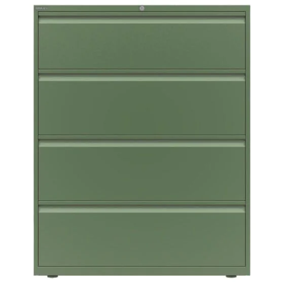Hängeregistraturschrank Essentials, 4 Schubladen, 100 cm breit von Bisley - Produktbild 3 von 4