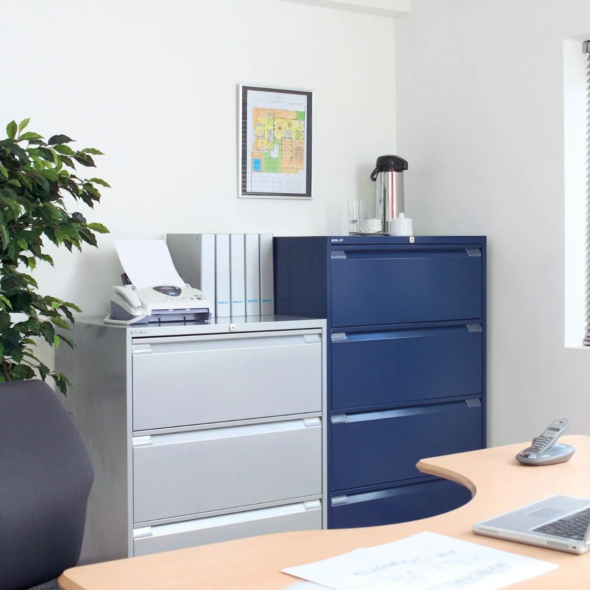 Hängeregistraturschrank DF4 von Bisley - Produktbild 2 von 4