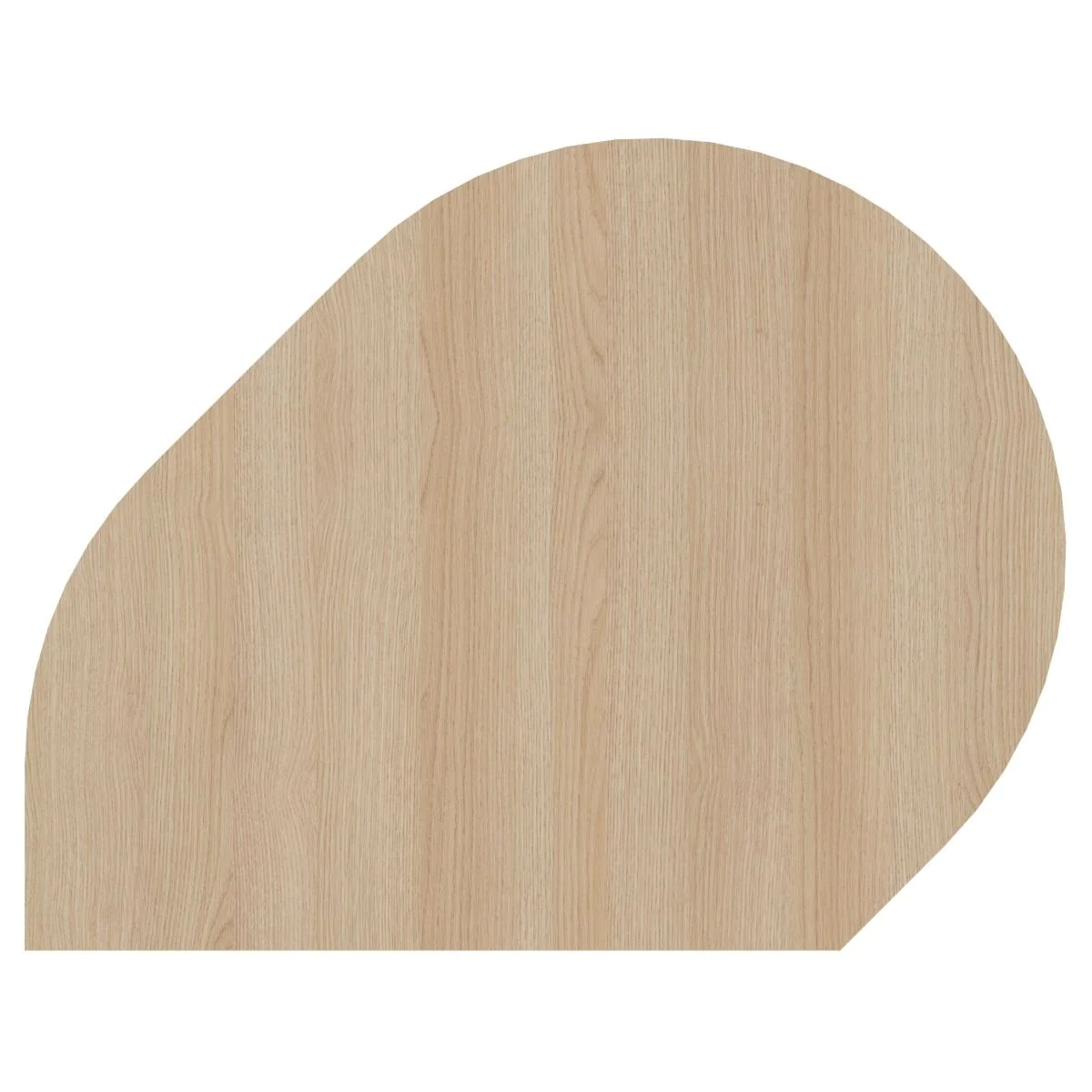 Tischplatte R mit Stützfuß 80 x 103 cm von Hammerbacher - Produktbild 1 von 1