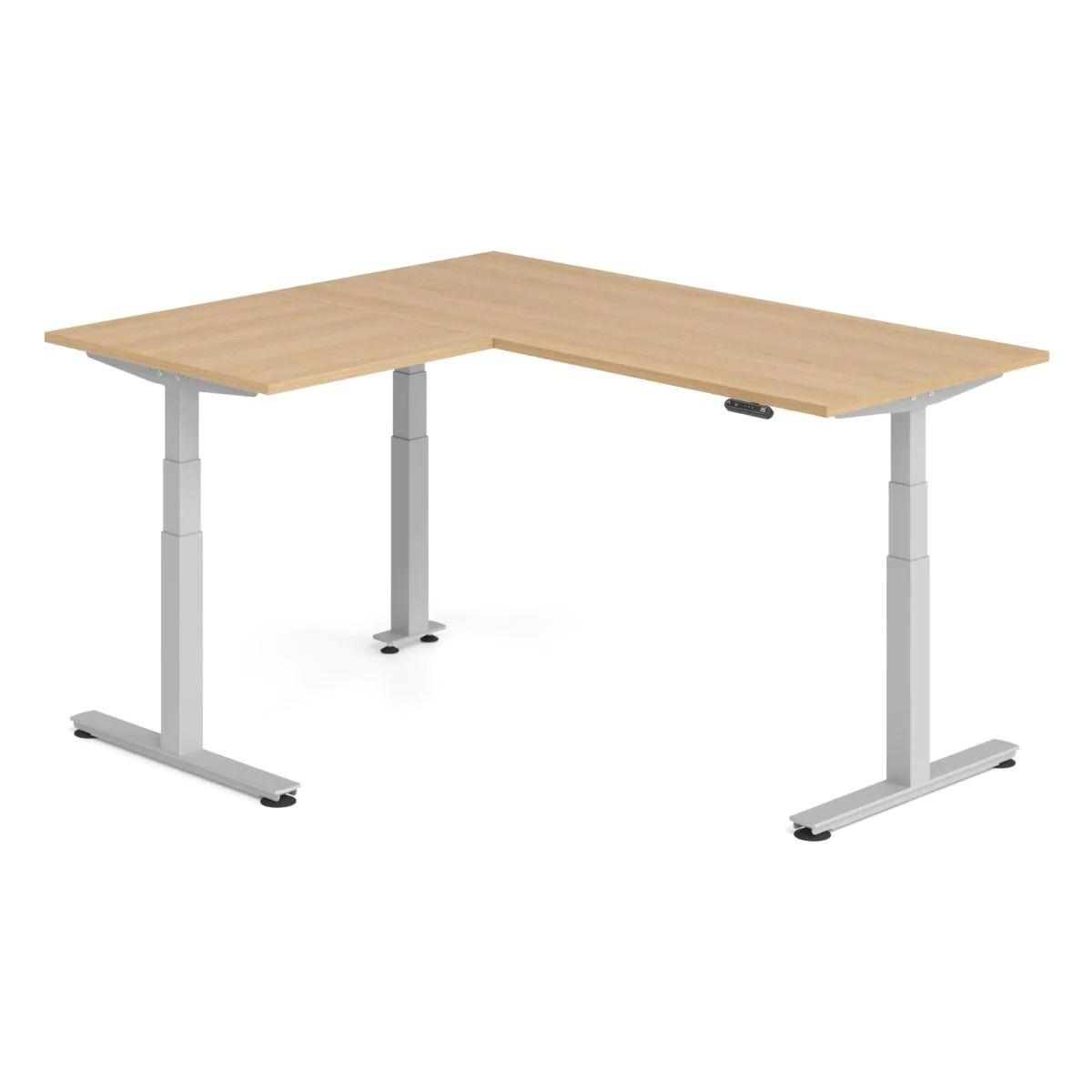 Höhenverstellbarer Schreibtisch XDSMW Eckform von Hammerbacher - Produktbild 1 von 8