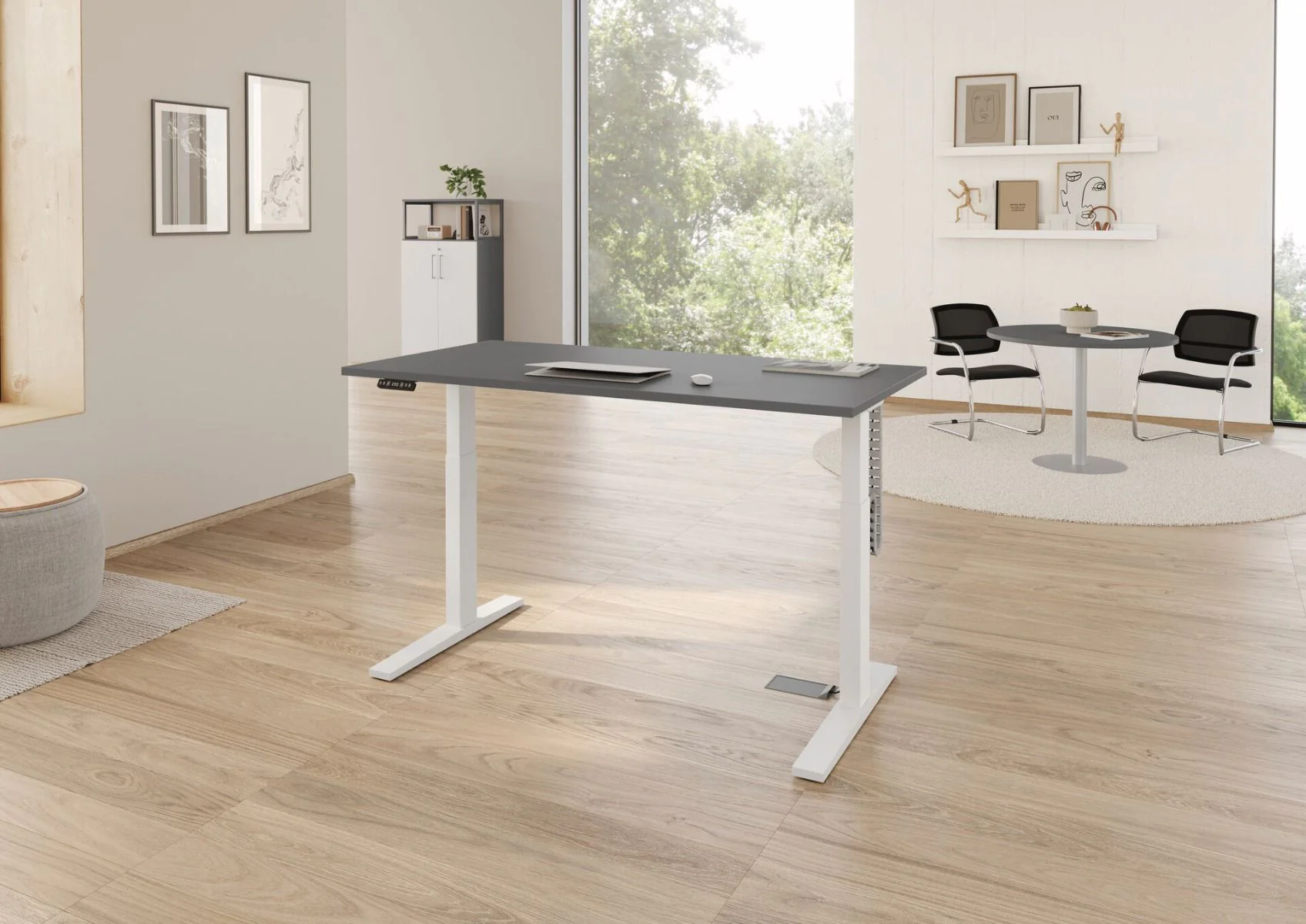 Höhenverstellbarer Schreibtisch XMKA von Hammerbacher - Produktbild 22 von 22