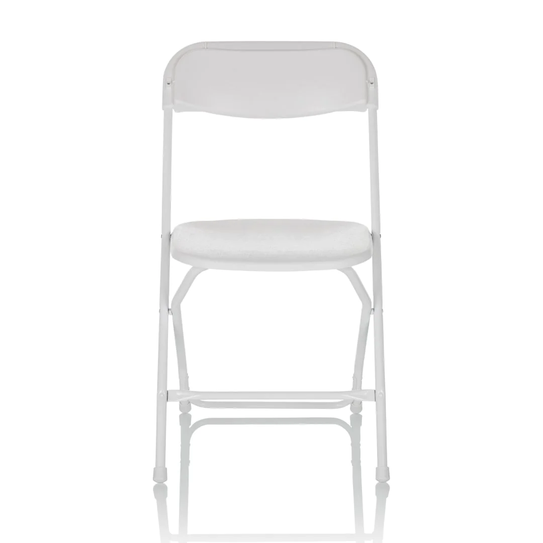 Besucherstuhl Klappstuhl TUDELA XXL W Kunststoff weiß - HJH-803101