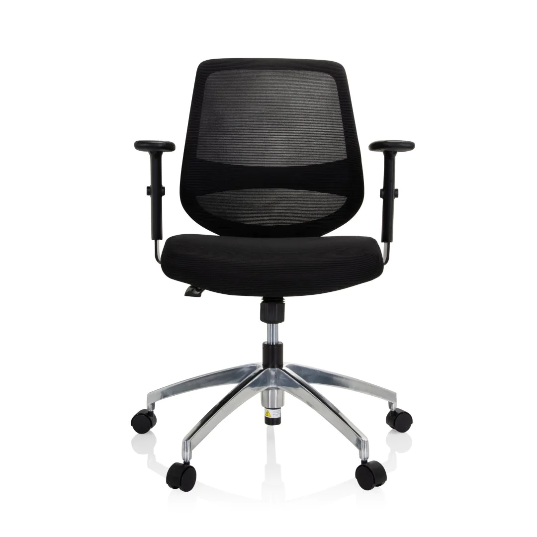 Bürostuhl Drehstuhl CHESTER PRO Netzstoff schwarz - HJH-740001